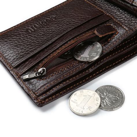 Amazon.com: Mens Bifold Wallets With Coin Pocket